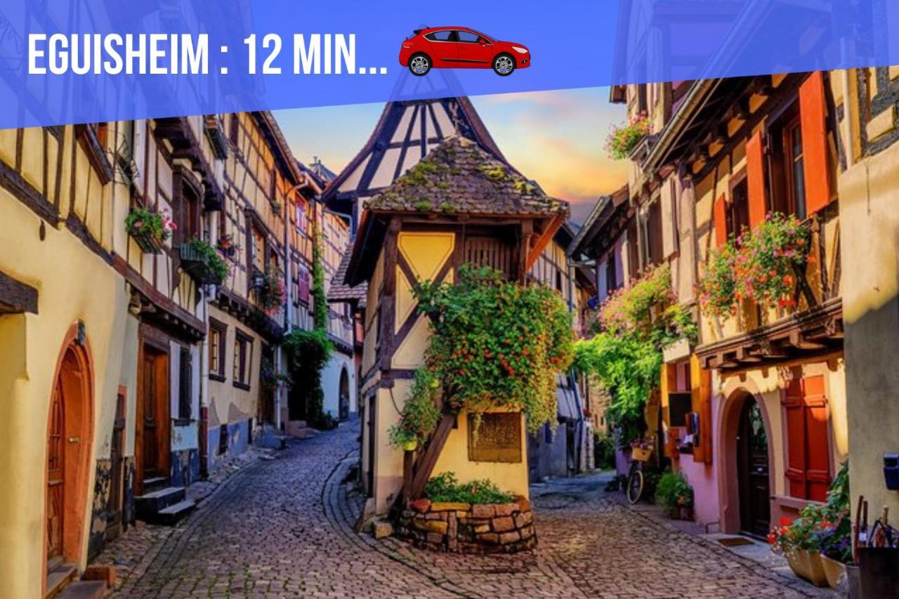 Evasion St Joseph Odysalis - Lit King Size - Parking - Proche Centre Apartment Colmar Exterior photo